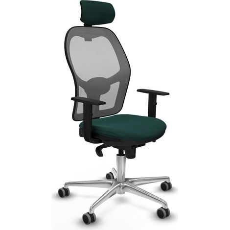 Silla de oficina Jorquera Piqueras y Crespo verde botella