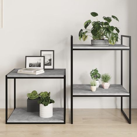Bücherregal-Bretter 8 Stk.,Bücherbretter,Regalböden Betongrau 40x50x1,5 cm Holzwerkstoff GEWBV5312483 BonneVie (1/4)