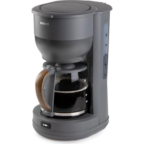 Kaffeemaschine domo DO754K grau 10 Tassen 900 Watt