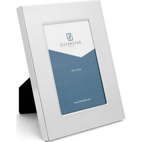 Cadre Photo - Argenté - 10x15 cm - Pour Pose ou Suspension - Dos Velours - Dimensions Extérieures 16x152x210 mm - 1 Pièce