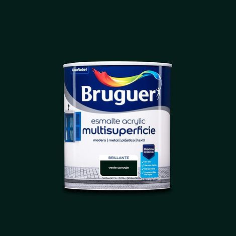 Bruguer Esmalte acrylic brillante verde carruaje 750 Ml