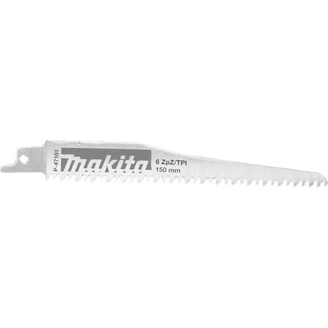 MAKITA P-47101 Sierra de sable 150mm 6TPI 5pcs