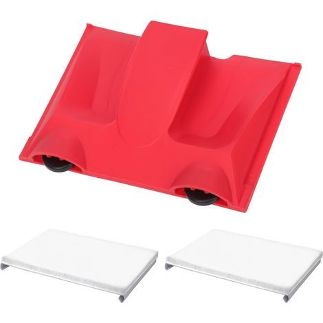 Coupe-Bordure à Peinture avec 2 Pièces Recharges de Tampons de Remplacement, Outil de Peinture de Bord pour Mur Plafonds Coins Bords Garnitures de Peintre Fournitures de Peinture (1/5)