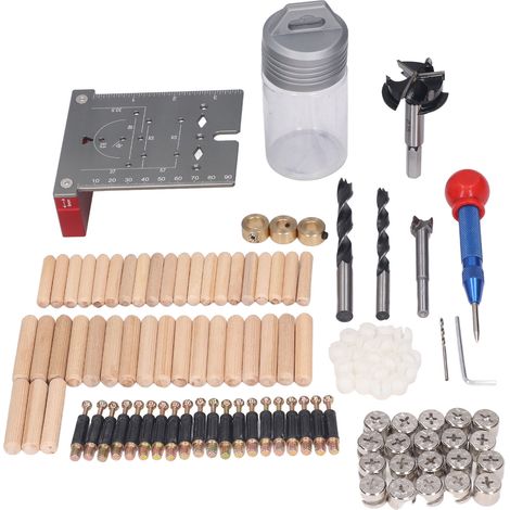 Guide de Perçage à Charnière 35mm pour Assemblage de Meubles en Bois - Kit Outil de Menuiserie (1/5)