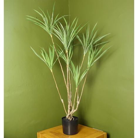 125cm Dragon Plant Dracaena Tree Artificial Natural Look (1/5)