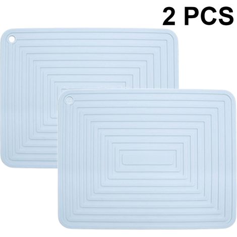 Lot de 4 dessous de plat imperméables en silicone souple pour bébé/enfant (1/5)