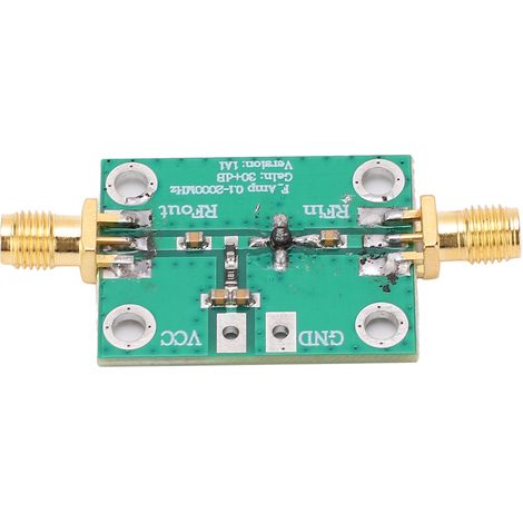 Breitband-HF-Verstärker (0,1–2000 MHz), Verstärkung 30 dB, rauscharm, LNA-Platinenmodul (1/5)