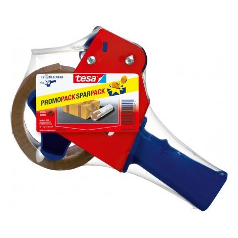 DISPENSER DI NASTRO ADESIVO STANDARD TESA + NASTRO ADESIVO DA IMBALLAGGIO 50 m