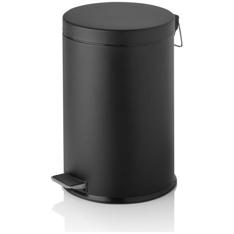 Poubelle à pédale avec bac plastique Ø 25 cm 12 ltr époxy métal polyester - Was Germany (1/2)