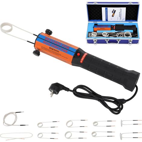 HAUTOUR Kit de chauffage magnétique à induction, Chauffage à Induction 1000 W 850 °C 10 bobines, Chauffage pour atelier, Extracteur de boulons, Outil sans flamme, Protection contre la surchauffe (1/5)