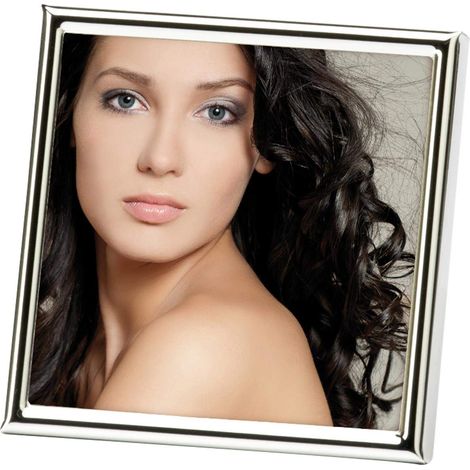 Walther Design Chloe Portrait marco de fotos plateado elegante