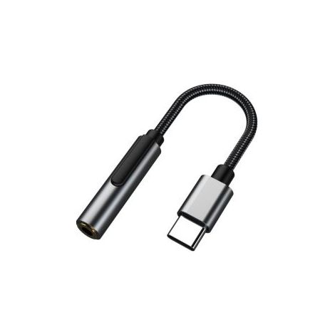 Adaptateur câble Microconnect MC-audio-USBC 0,13 m Argent