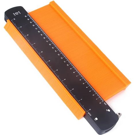 Outil de mesure de contour, duplicateur de profil, outil de traçage de profil pour le travail du bois et la pose de moquette, 25 cm (10 pouces) (1/5)