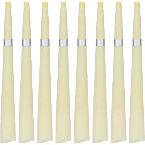 8 breite Ohrkerzen aus Naturwachs, Set mit Ohrreinigungsrollern, selbstrollender Ohrreiniger (1/5)