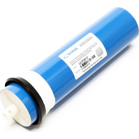 Naturewater Membrana osmosi inversa, capacità di filtrazione 200 GPD 750 l/giorno, per depuratori acqua 10″ 254 mm (1/4)