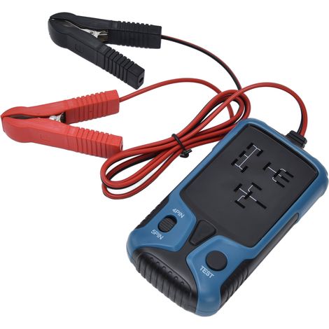 Analyseur de batterie 12V testeur de relais portable résistant à la chaleur noir (1/5)