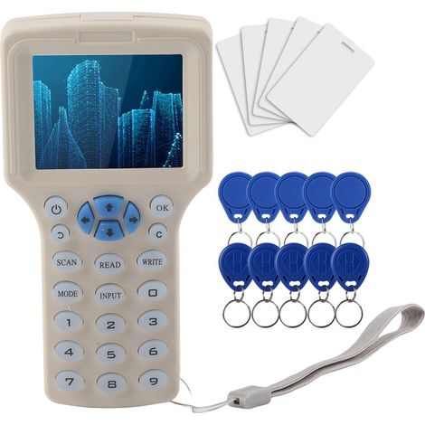 Kit de lecteur/copieur de carte d'accès RFID multifréquence