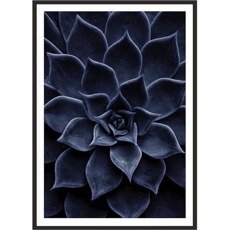CUADRO, PÓSTER ENMARCADO 53x73 cm Hojas P2011 (1/4)
