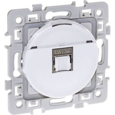 Pack chantier 20 pièces - Prise RJ45 Cat5e grade 1 UTP blanche (1/2)