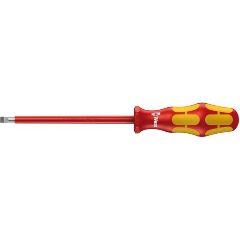 Tournevis VDE Isolé pour Vis à Fente, 1.2 x 8.0 x 175 mm