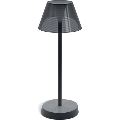 WD LifeStyle Lampada Diner H 34 Cm D 12,5 Cm Colore Grigio