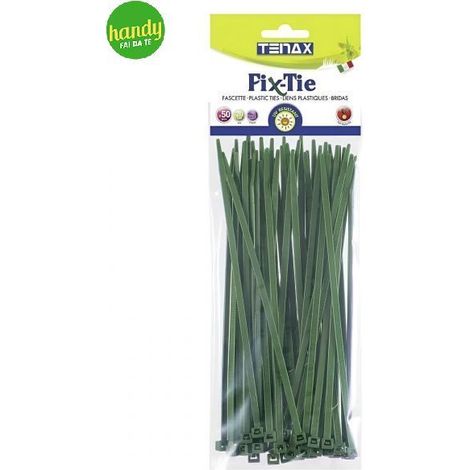 Fascette Fix-Tie Tenax 20 cm verdi 50 pezzi (1/2)