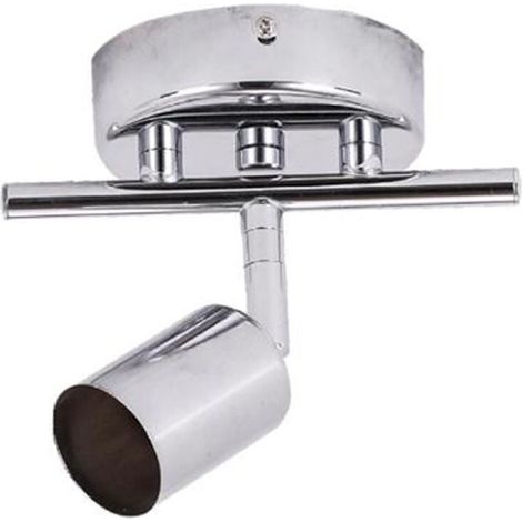 APPLIQUE SPOT PLAFONNIER SUSPENSION ORIENTABLE GU10 LED CHROME (1/2)