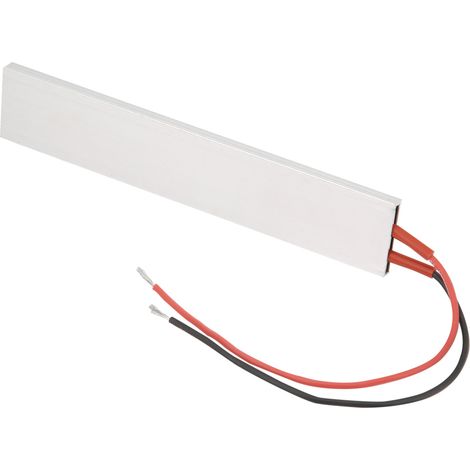 Plaque chauffante thermostatique avec élément chauffant PTC et boîtier en aluminium de 150 x 28,5 mm (12 V/220 °C) (1/5)