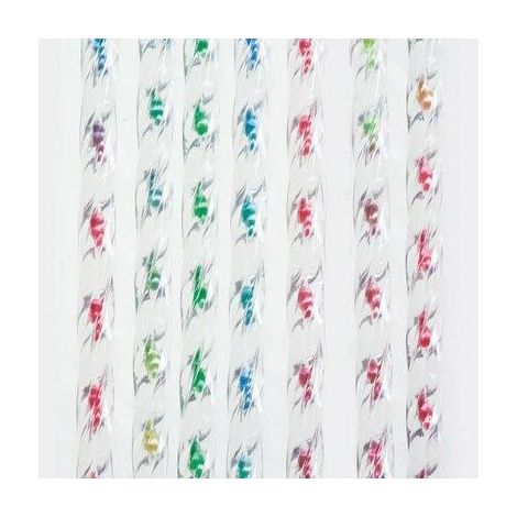 TENDINA PRONTA LUX 148 FILI  PVC RITORTO 4 COLORI CM 120 H.CM 240