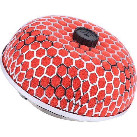 Universal High Flow Mushroom Foam Gauze Car Air Intake Filter Cleaner (Red)
