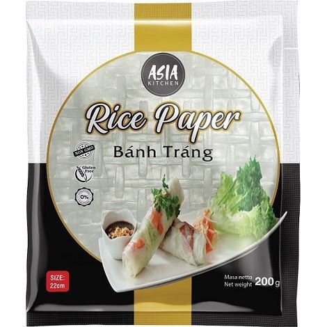 Carta di riso 22 cm 200 g - Asia Kitchen