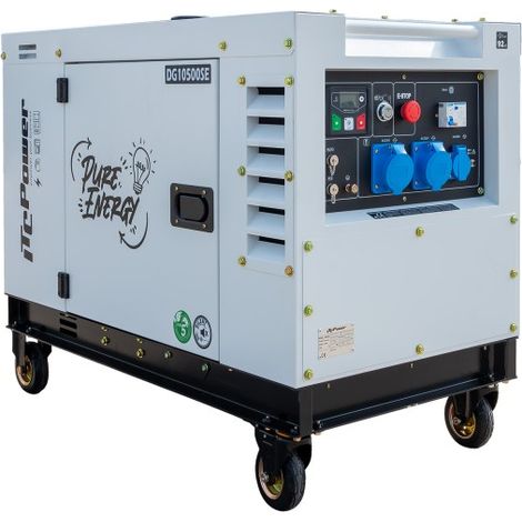 DG10500SE Generador eléctrico diésel insonorizado 8,5KW (230V) ITCPower