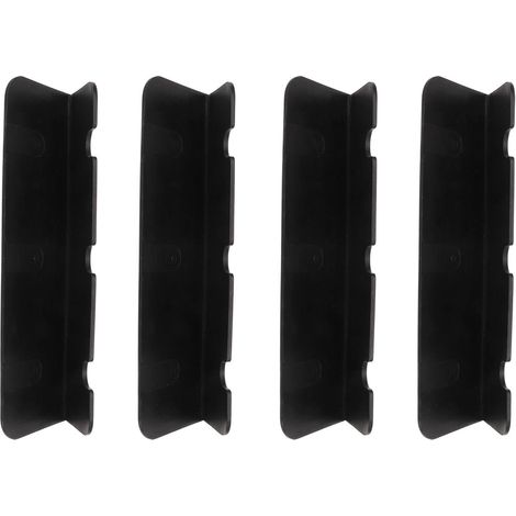 4 Accroches PVC pour Sièges Gonflables - Accessoires Bateau, Kayak, Canot, Raft - Noir (1/5)