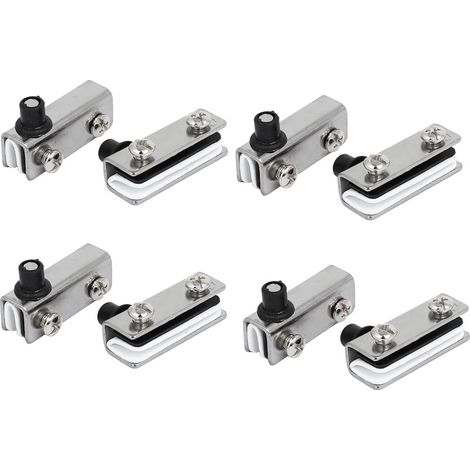 Bad Duschtür Drehgelenk Scharniere Clamp Clips Halter 8pcs für 3mm-5mm Glas (799d683271a6d080d2aa... (1/3)