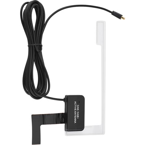 Antenne Radio Voiture DAB+ FM Montage Vitre Connecteur MCX Mâle (1/5)