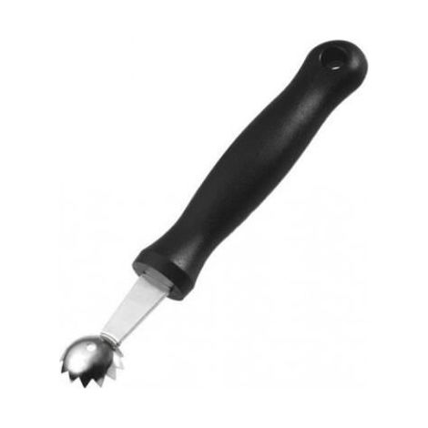 Équeuteur à tomates - Inox - 15 cm - 2 en 1 - Couleur Noir - Garantie 5 ans (1/5)