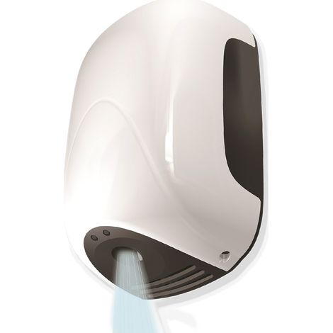 Asciugamani elettrico con fotocellula 900W in ABS bianco (1/4)