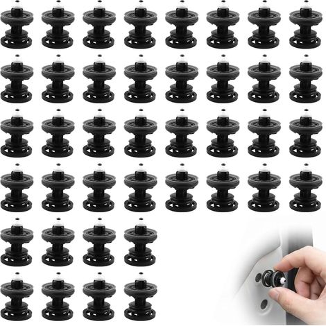 40 Pièces Clips de Fixation Voiture pour Panneaux de Porte, Agrafes de Garniture en Plastique 7L6868243, Compatibles avec 5 6 7 T4 T5 A4 A5 A6, Fixation Universelle (1/5)