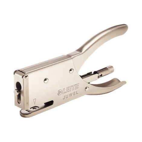 Leitz Grapadora JUWEL niquelada mate 12 hojas