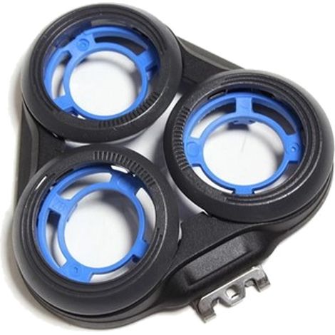 Trade-Shop Scherkopfrahmen Schwarz inkl. Halter Ersatz für Philips S5400 S5420 S5510 S5520 S5550 S5560 S5570 S5572 Rasierer / Scherkopf Ersatzteil (1/2)
