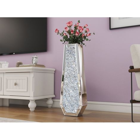 Vase de sol en diamant - grand vase miroir pour la décoration de la maison 2776cm (1/5)