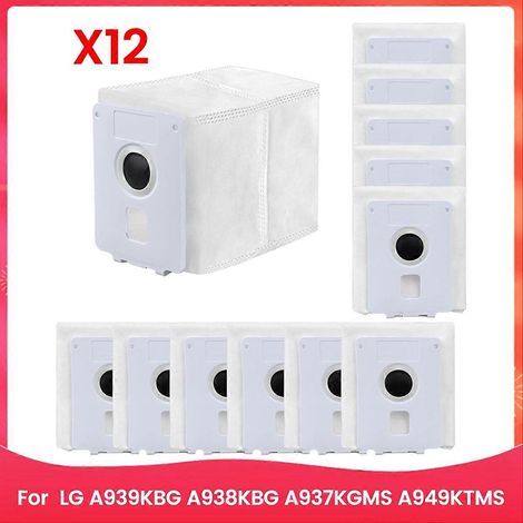 12 pièces sac pour aspirateur à poussière pour CordZero sans fil nettoyeur (1/5)