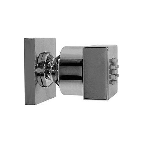 SOFFIONE PER GETTI LATERALI QUADRO CON ROSONE Misura: 33 x 33 mm