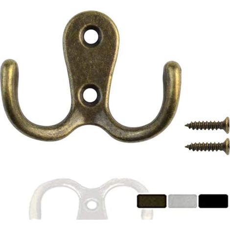 10-teiliges Garderoben- und Aufbewahrungsgestell aus Bimetall mit Schrauben (1/5)