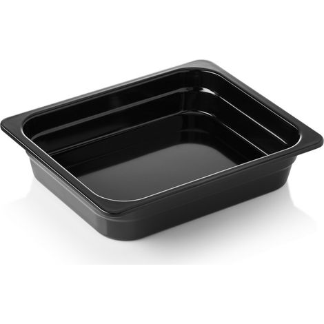 Bac GN 1/2 mélamine H 65 mm 4 ltr noir GN 65 BLACK - Was Germany (1/2)
