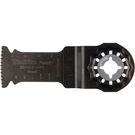Makita B-64858 Starlock Tauchsägeblatt 32x50mm 18TPI HCS TMA051 Holz (1/4)