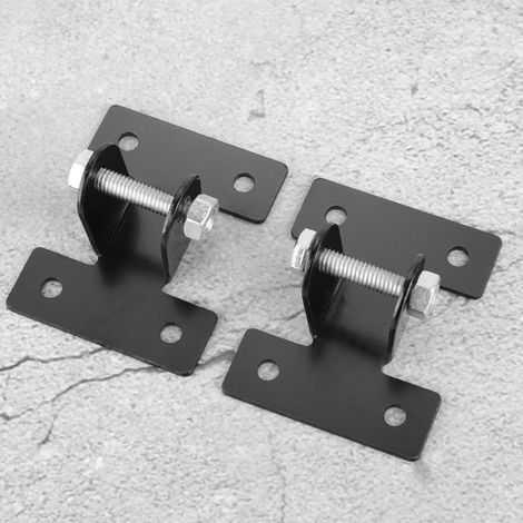 supports de fixation pour vérin électrique linéaire 12V/24V, kit de montage robuste, paire de supports métalliques pour moteur à actionneur, usage intensif, fixation universelle (1/5)