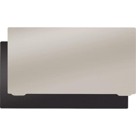 Plaque en acier à ressort, support en résine, film magnétique pour imprimante 3D, 124 x 70 mm (1/4)
