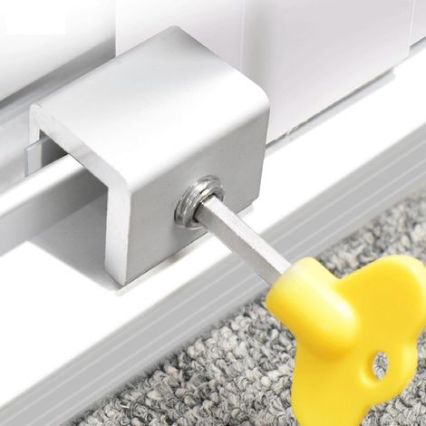 Les serrures de sécurité coulissantes sans clé sont utilisées pour les fenêtres et portes coulissantes verticales et horizontales, etc. (1/5)
