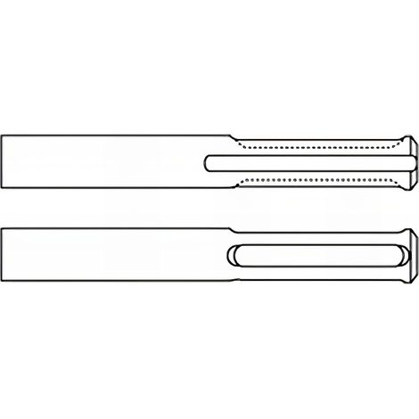1 Pointerolle à percussion Lt. 400 mm x Q. SDSMAX - 14050024000 - Hepyc - -